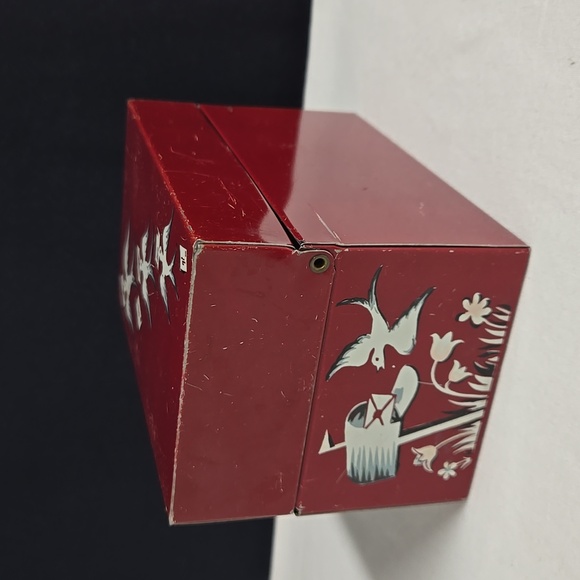 Vintage Tin 1954 Names and Addresses Mayfair Co. Chicago Storage Organizer - Picture 7 of 16